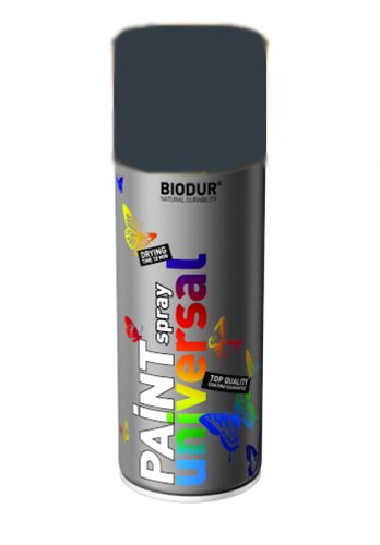 SMALTOVÁ FARBA UNIVERZÁLNA AEROSOLOVÁ ŠEDÁ tmavá grafitová 400 ml