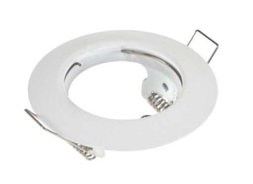 Pevné okrúhle LED svietidlo, biele 008736