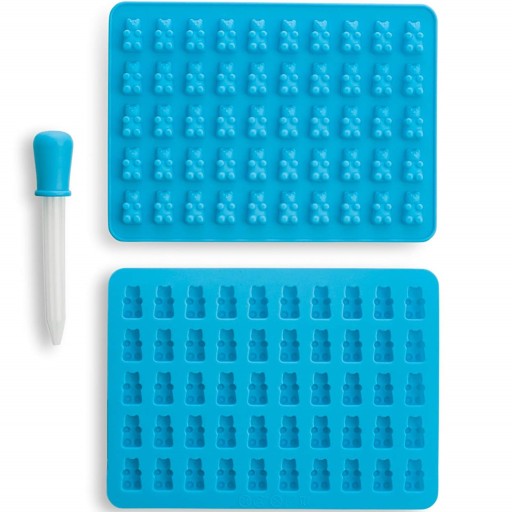SILIKÓNOVÁ FORMA PRE MEDVEĎA MEDVEĎA ĽADOVÉ KOCKY ĽADU PRRALINES + PIPETTA