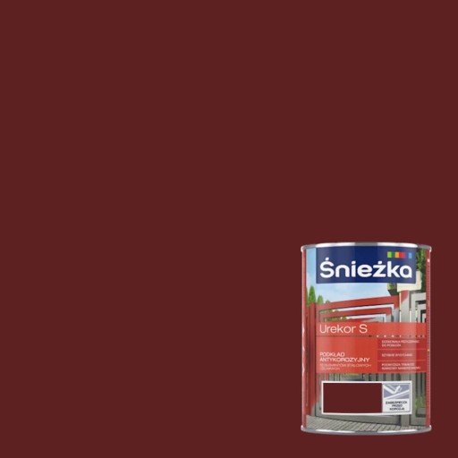Śnieżka UREKOR S 0,2L Antikorózny základný náter ČERVENÝ OXID