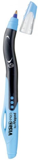 Modré ergonomické pero Maped Visio Pen 1mm pre ľavákov