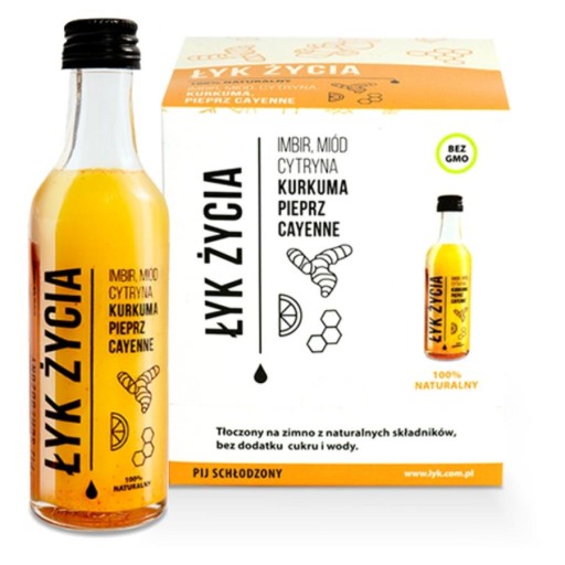 Sip of life 50 ml shot vitamín zázvor med imunita zdravá