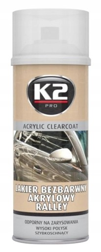 K2 AKRYL LESK ČIERNY LESK SPREJ 400ml