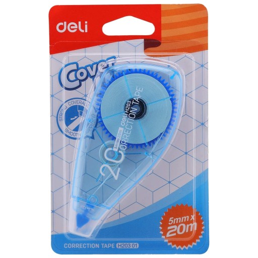 Korektor Deli H20301, mix farieb 5mm*20m