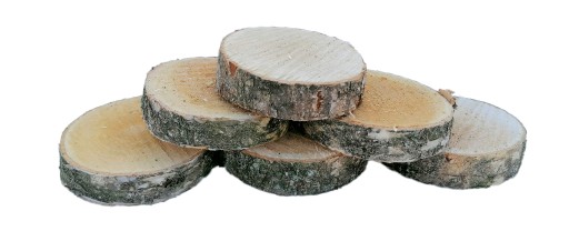 BREZA plátok, drevený kotúč, TOP stolík, 20 cm