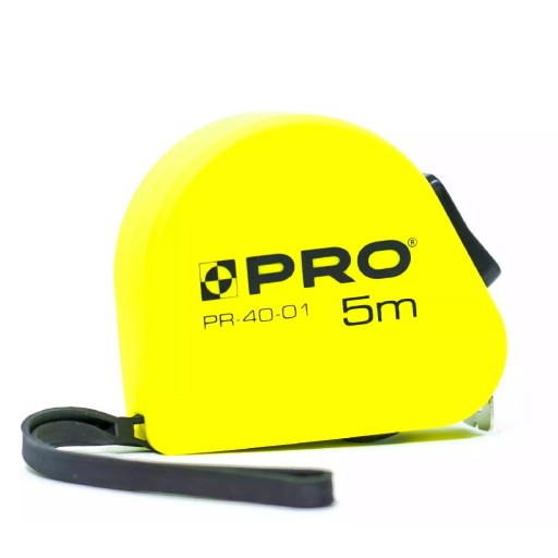 Valcovaná oceľová páska meria 5m šírka 19mm krajčírsky meter, pravítko PRO40-01