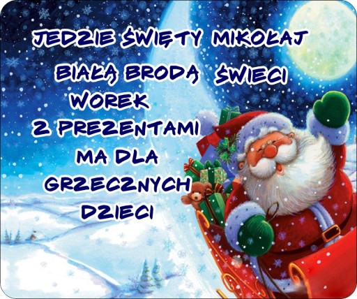 DARČEK PODLOŽKY MYŠI NA MIKUŠSKÉ VIANOCE 1