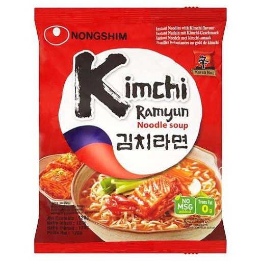 Kórejská polievka Kimchi Ramyun, instantná 120g