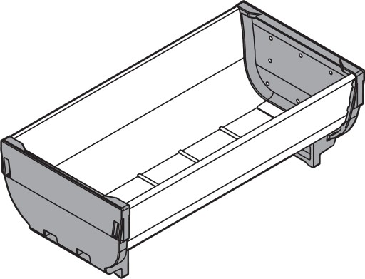 BLUM ZSI.020SI nádoba ORGA-LINE 88 x 176 mm