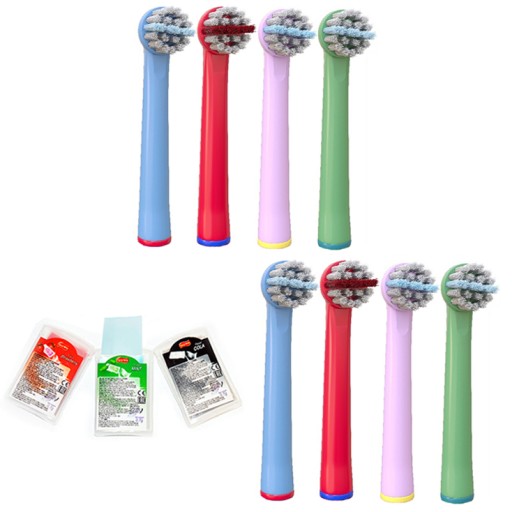 8x Detská hlava na zubnú kefku Oral-B