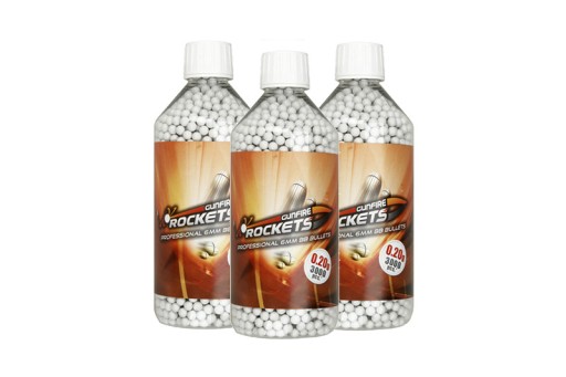 Rakety Profesionálne loptičky 0,20g 3000 ks - fľaša