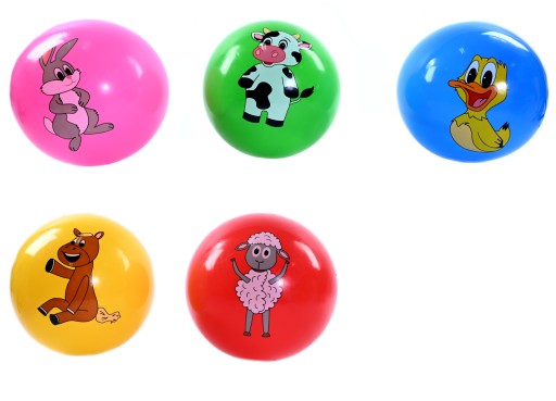 Gumová loptička ANIMALS 4052