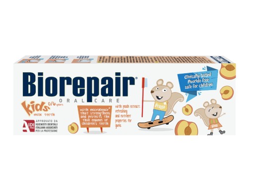 Biorepair Kids Broskyňová zubná pasta pre deti 0-6 rokov 50ml