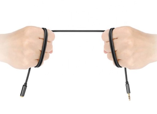 MINI JACK AUX AUDIO PREDLŽOVACÍ KÁBEL ZLATÝ HQ 2M