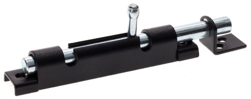 Oceľová západka Bolt Lock BLACK 100x16mm