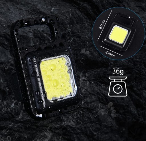 VÝKONNÁ MINI LED VRECKOVÁ LAMPA + MAGNETOVÁ KĽÚČENKA