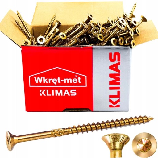TESÁRSKE SKRUTY DO DREVA 4x60 TORX 250 ks