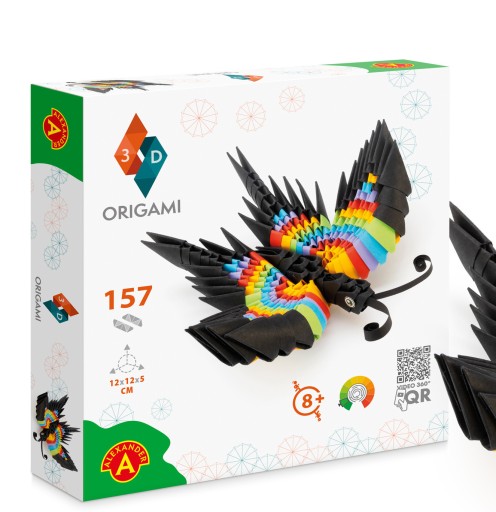 3D origami - motýľ ALEX