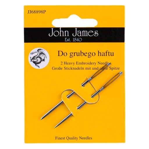JOHN JAMES pas 2 ks 2415 hrubých vyšívacích ihiel