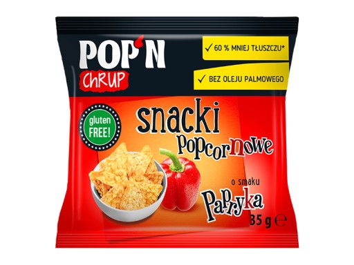 SANTE POP'N CRUMP POPCORN SNACKY S PAPRIMOU 35 g