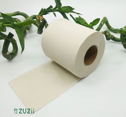 Bambusový toaletný papier, nebielený, 6 roliek