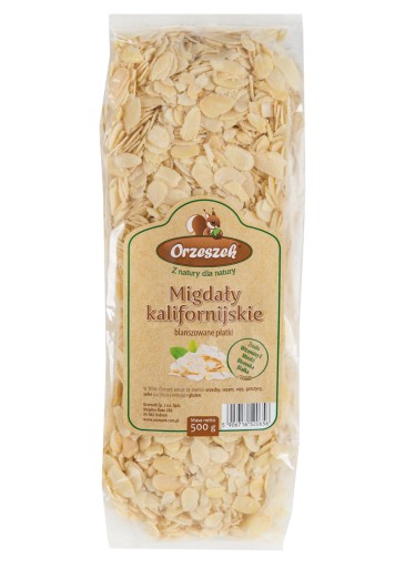 Mandľové lupienky Orzeszek - Jedinečný snack 50g
