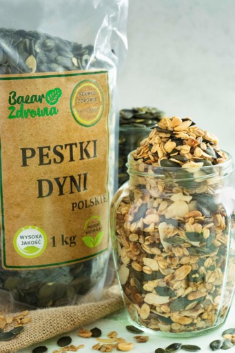 Lúpané tekvicové semienka 1kg ČERSTVÉ PRÍRODNÉ Z POĽSKA