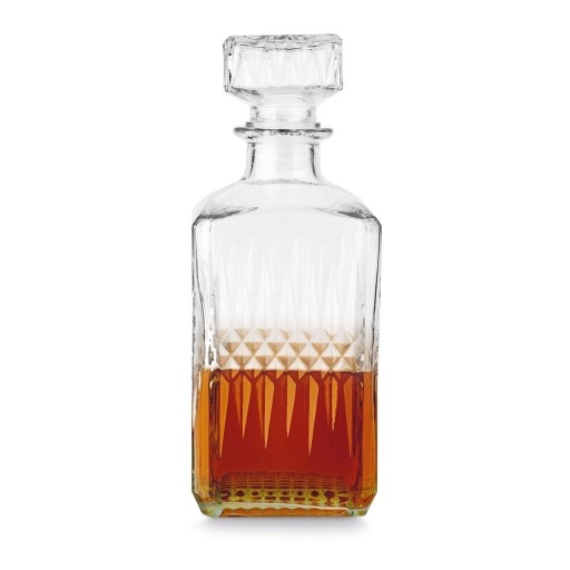 SKLENENÁ KARAFA NA VÍNO na vodu Ozdobná Fľaša na likéry WHISKY 850ml Tadar