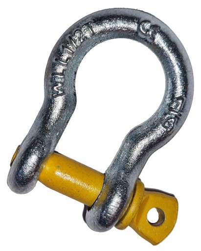 Shackle Omega shackle 0,5 T Schválenie ROUND 1/4 SHAKEL