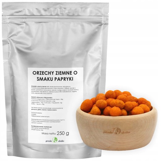 ARAŠIDY v škrupine s príchuťou papriky 250g