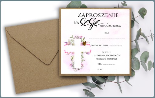 Pozvánky, poukážky na fotenie COMMUNION