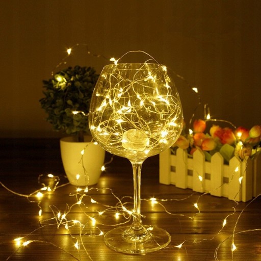 MICRO WIRE 100 LED SVETLÁ NA VIANOČNÝ STROMČEK TEPLÝ AKTUÁLNY BIELY
