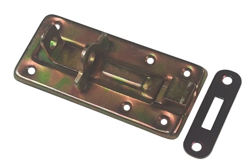 Zámok západky dverí, zalomená závora, 120 mm