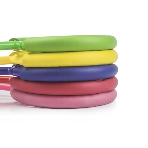 Hula hoop švihadlo na nohy pre deti s LED diódami, červené