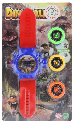 Elektronické hodinky s projektorom pre deti Dinosaury Projektor Projektor