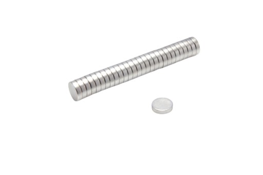Neodymový magnet valcový MW 8x2 N38 10 ks