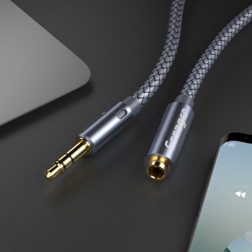 Silný Aux Audio Mini Jack kábel 3,5 mm 5m ESSAGER predlžovací kábel pre slúchadlá