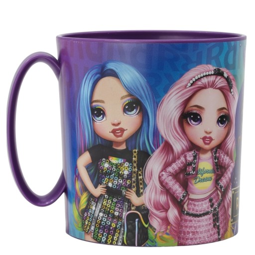 Hrnček do mikrovlnky RAINBOW HIGH s uškom 350 ml