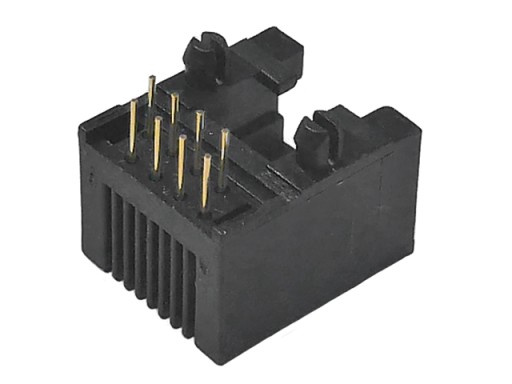 RJ45/8P8C UTP netienená zásuvka pre tlač PCB