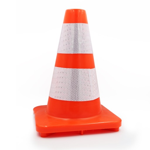 VÝSTRAŽNÝ ŠTÍTOK CESTNEJ KOSTI REFLEXNÝ 30CM