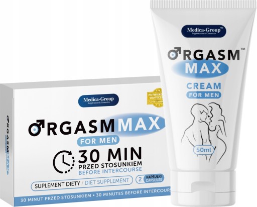 Erekčné kapsuly Orgasm Max pre mužov