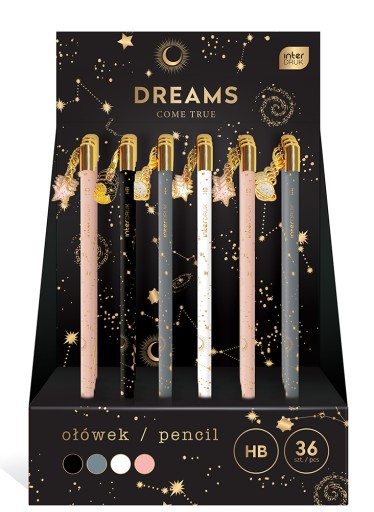 Ceruzka Dreams HB s príveskom, 1 ks
