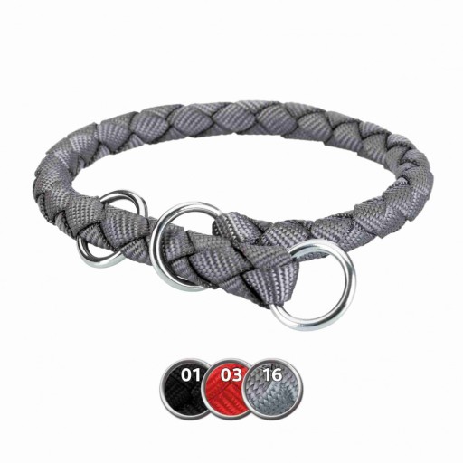 Obojok Cavo, L–XL: 52–60 cm/Ø 18 mm, čierny