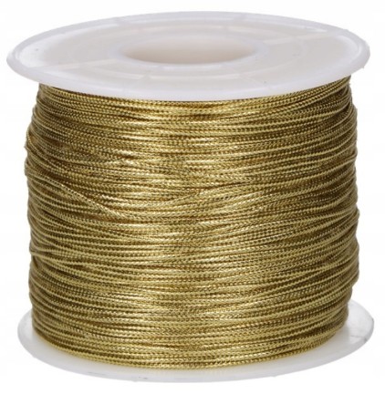 Ozdobná šnúra - ZLATÁ 0,8 mm x 100 m