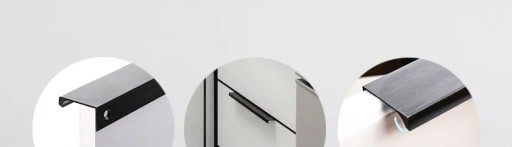 Nábytkové hranové madlo zábradlie MATTE BLACK 128mm