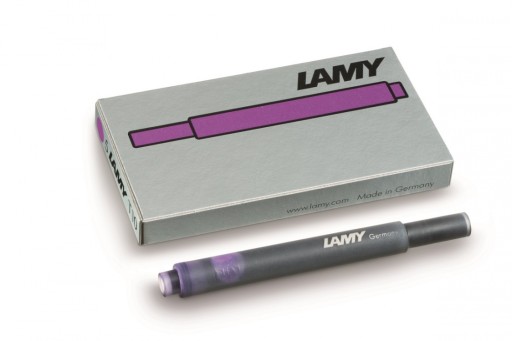 Fialové atramentové kazety T10 Lamy 5 ks.