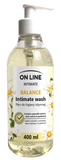On Line Intimate Balance fluid na intímnu hygienu s výťažkom z harmančeka 4