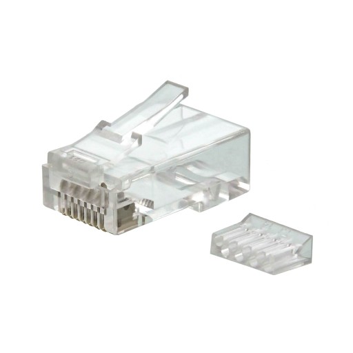 UTP RJ45 zástrčka pre káble cat.6 - 10 ks
