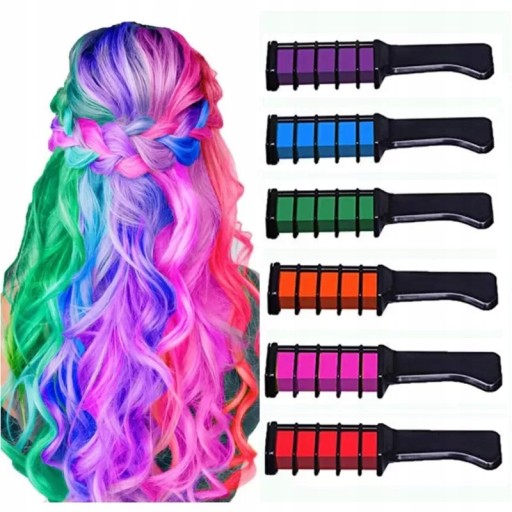 FARBY NA VLASY hrebeň FAREBNÝ HIGHLIGHTS BALLEYAGE COLOURING CHALK 6