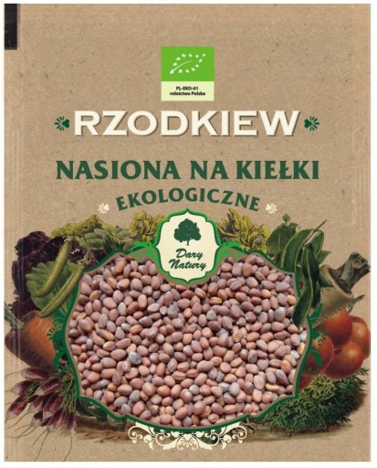 BIO SEMIENKA REďKOVKY NA KLÍČKY 30 g - DARY PRÍRODY